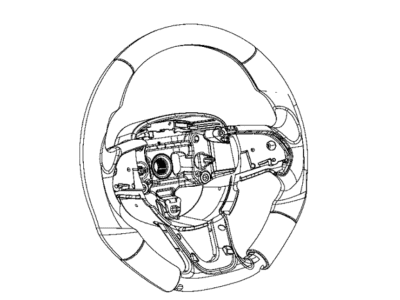 Chrysler Steering Wheel - 5ZC03DX9AE
