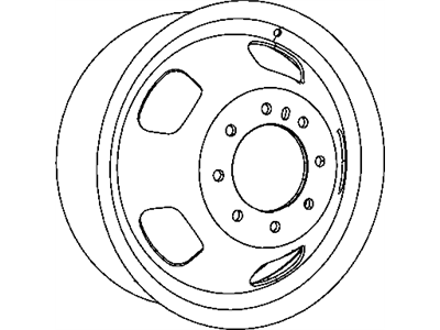 Ram 3500 Spare Wheel - ZZ23S4AAB