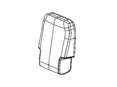 Chrysler 7BB27PD2AA COVER Rear Center Seat Back