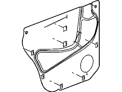 Chrysler 55362142AG SHIELD Door