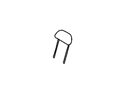 Chrysler 1FR801D5AA HEADREST Rear Center