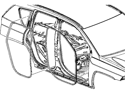 Jeep Compass Weather Strip - 5116399AI