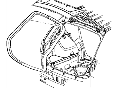 Jeep Compass Weather Strip - 5074641AG