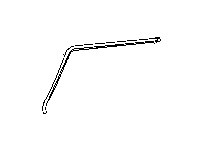 2000 Jeep Cherokee Door Moldings - 55176195AB