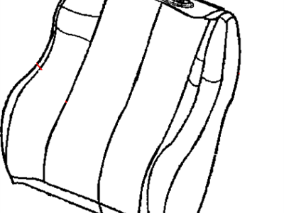 Jeep WK371DBAA COVER Front Seat Back