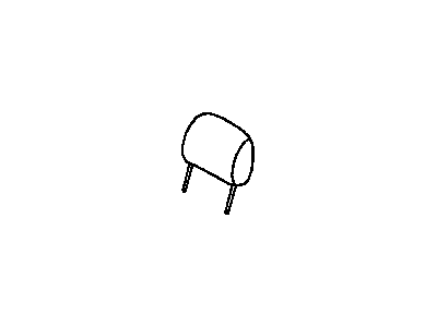 Dodge 1NQ91DK2AA HEADREST Front
