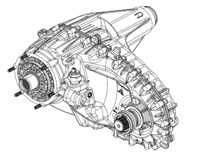 Ram 68396129AA TRANSFER CASE BW 44-47