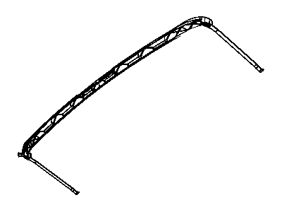 Chrysler 5183175AA DEFLECTOR Sunroof Wind