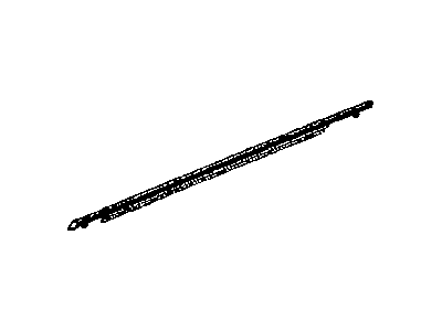 Jeep 55399292AE WEATHERSTRIP Rear Door Belt Outer Outer