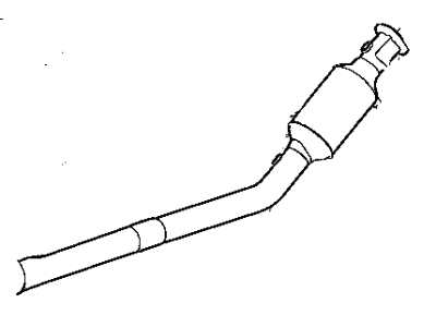 2004 Dodge Ram 1500 Catalytic Converter - 52110325AB