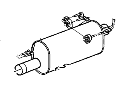 2004 Dodge Ram 1500 Muffler - 5290502AB