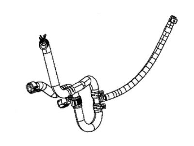Ram Power Steering Hose - 68248842AA