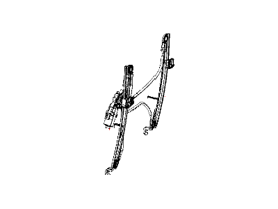 Jeep 68002899AA MOTOR Window Regulator