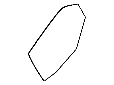 Mopar 55113490AB Glass Rear Door