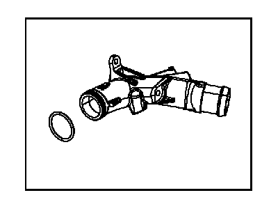 Ram 68158443AA ELBOW Coolant Inlet