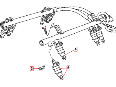 Dodge 5096292AB RAIL Fuel