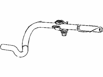 Jeep 55036924AD HOSE Heater Return