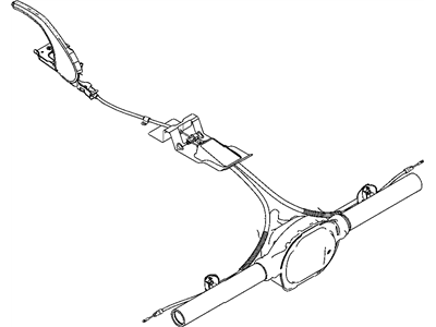 Jeep 52124158AA INSULATOR Parking brake cable