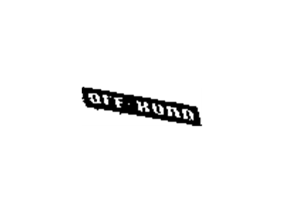 Dodge 5GY40CA1AA DECAL 4x4 OFF ROAD
