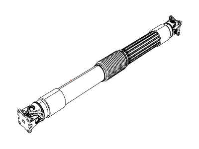 Jeep 52853466AB SHAFT Drive Rear 1-Piece