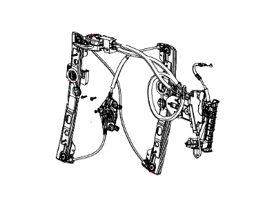 Dodge 68082266AB Cable - Outside Handle To Latch