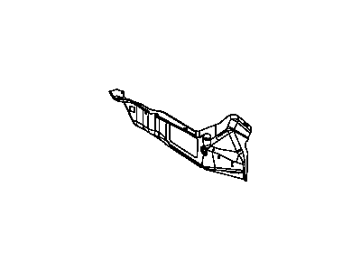 Jeep 55369018AA EXTENSION D Pillar Lower