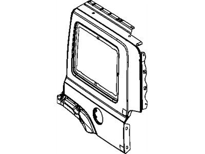 Jeep 5183169AD PANEL Body Side Aperture Outer Rear