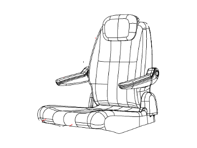 Dodge 1UR27DX9AB COVER Seat Back