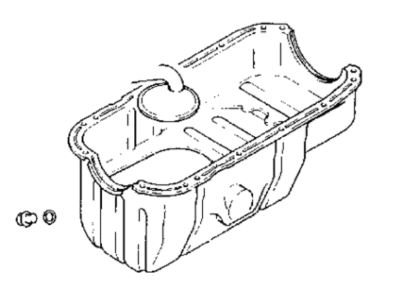 Chrysler MD189191 PAN ASSEMBLY, Oil