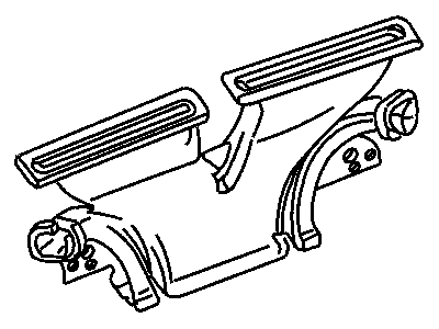 Mopar 55037448AB Defroster Duct