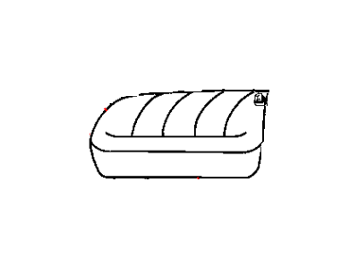 Dodge 1CA431D1AA HEADREST Rear