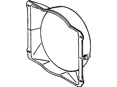 2003 Dodge Ram Van Fan Shroud - 52028584AD