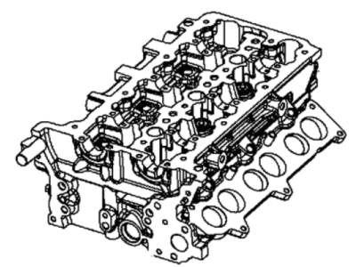 Jeep 68490099AA HEAD Cylinder Less Valves