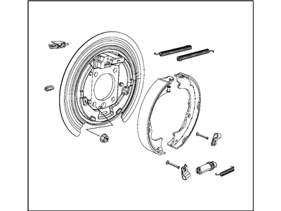 Dodge 68273494AA ADAPTER ASSEMBLY Parking Brake
