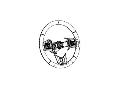 Ram C/V Steering Wheel - 1RU63DX9AH