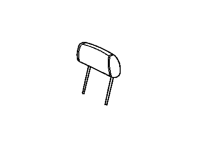 Chrysler 1CQ001DVAA HEADREST Rear