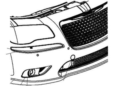Chrysler Bumper - 68212551AA