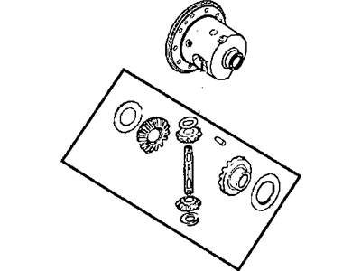 Jeep 5183520AA GEAR KIT Center Differential