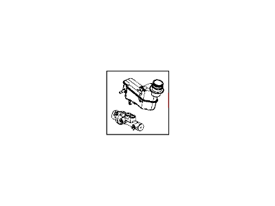 Dodge 68166817AA Master Cylinder