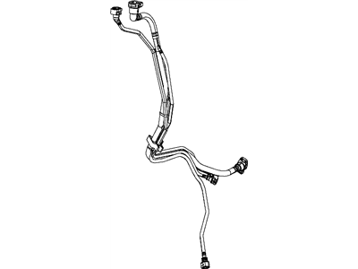 2020 Dodge Challenger Crankcase Breather Hose - 68072086AF