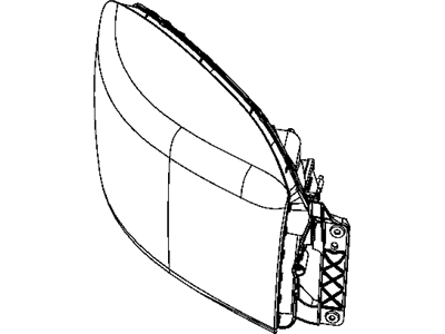 Ram 68001484AE LAMP Headlamp Park And Turn