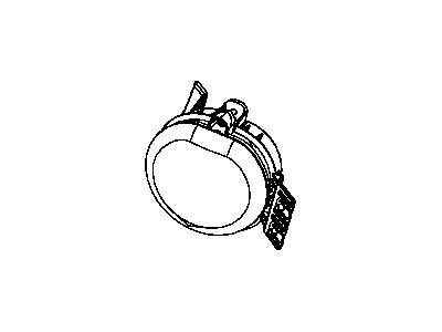 Mopar 55372734AB Fog Lamp, Front Passenger Side