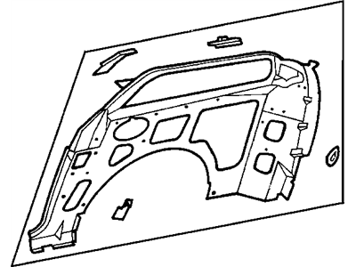 Dodge 4674739AC PANEL Quarter Inner