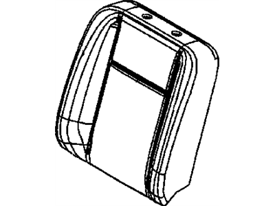 Dodge 1FJ861J3AA COVER Front Seat Back