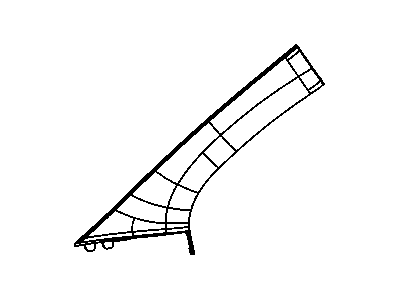Dodge 1BG08DW1AB MOLDING A PILLAR