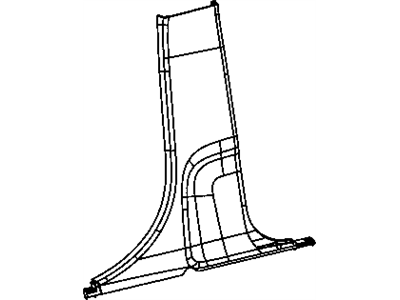 Dodge 5KU87DW1AA MOLDING B Pillar