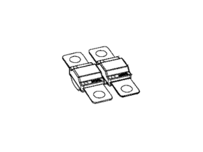 Mopar 68365727AA Fuse Midi 80 Amp White
