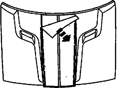 Dodge 1UA39CA1AA DECAL Hood