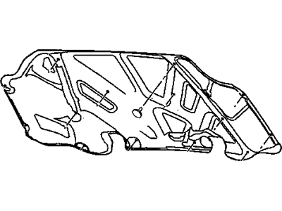 Dodge 4580566AE SILENCER Hood