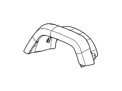 Jeep 5KC84JSCAE MOLDING Wheel Opening Flare Rear